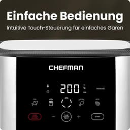 Airfryer - Heteluchtfriteuse Friteuse - Gezond Koken - Compact Design - 5 Liter - Zilverkleurig — thumbnail 2