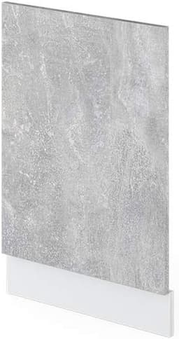 Vaatwasserfrontpaneel - Keukenfront R-Line - Keukenopslag - Verstelbare poten - 45 cm breed - Betonlook — thumbnail 1