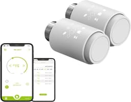 Slimme Radiatorregelaar - Thermostatisch Ventiel - Energie Besparen - Zonder Gateway - 56.5 x 56.5 x 100 mm - Wit — thumbnail 1