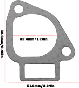 SnelShoppen - 2X Inlaatspruitstuk Dichtingen 11061-7093 Geschikt voor Kawasaki FR651V FR691V Grasmaaier Benzinemotoren — thumbnail 3