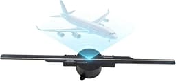 3D-hologram-ventilator, hologram-projector, 16,5 inch, 2000 x 224, wifi-3D-projector, 4 blades reclamedisplay voor reclame in de winkel, voor zakelijke borden, bar, Halloween — thumbnail 1