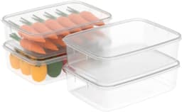 Omgoods - Set van 4 Voedselopslagdozen, 3.5L voor Magnetron en Vriezer — thumbnail 1