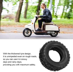 Omgoods- Grasmaaier Banden Schokabsorberend - Binnen- en Buitenbanden - Verdikte Band - Antislip Textuur - Duurzaam Butylrubber - Uitstekende Afdichtingsprestaties — thumbnail 2