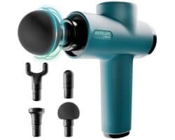 Massage Gun – 5 Intensiteitsstanden – 4 Opzetstukken – Oplaadbaar Spiermassageapparaat – Tot 3000 RPM