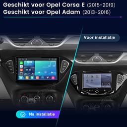 Junsun Linux Draadloos Carplay & Andriod Auto Geschikt voor Opel Corsa E 2015-2019 Adam - 9 Inch HD TouchScreen - Bluetooth - Navigatie - Stuurwielbediening - WiFi - FM - RDS- Airplay — thumbnail 5