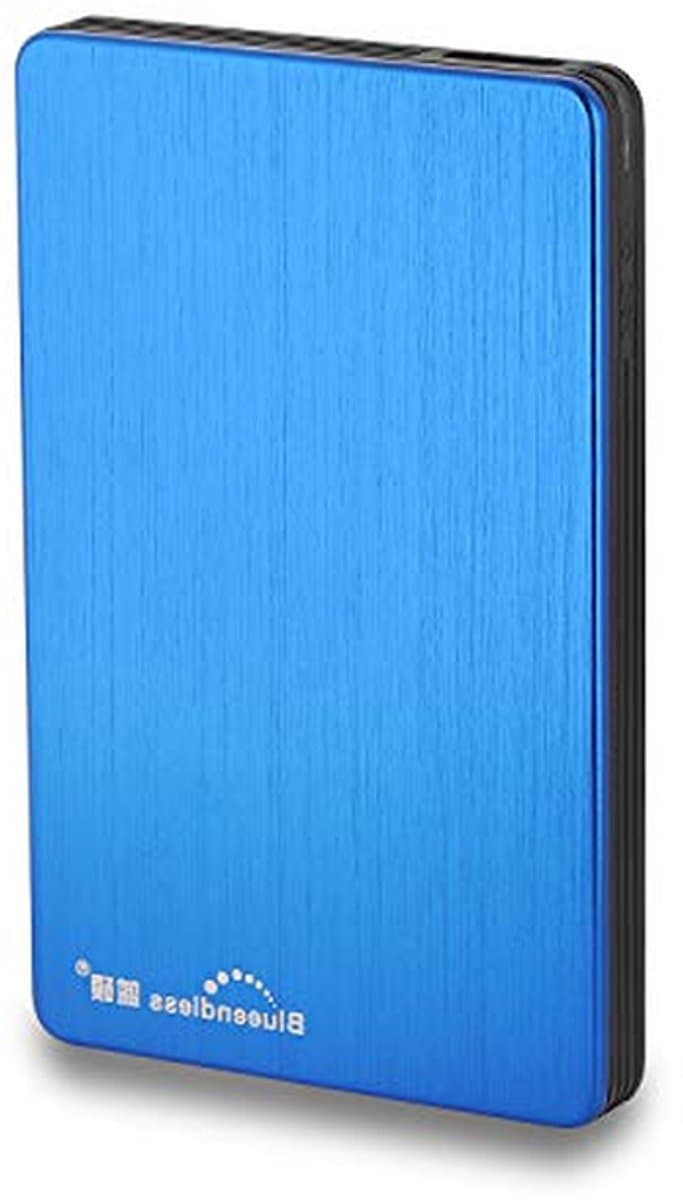 Externe Harde Schijf - Draagbare Opslag - Bestanden Opslaan - Plug and Play - 500 GB - Blauw — afbeelding 1