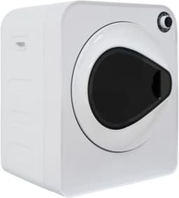 Compacte Luchtafvoer Wasdroger 3 kg - Mini Wasdroger met PTC Keramische Verwarming & RVS Diamant Trommel - Wandwasdroger 830W - 4 Programma's met Koelfunctie - Wit [Energieklasse G] — thumbnail 3