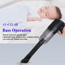 3-in-1 Draadloze Handheld Stofzuiger, Oplaadbare Mini Stofzuiger met USB, Geschikt voor Auto, Huis en Kantoor — thumbnail 4