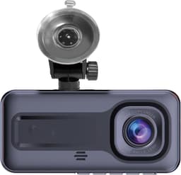 SnelShoppen - Dual Dashcam 120° Kijkhoek met Voor- en Interieurcamera, G-Sensor, Automatische Opname, Draagbare Camera voor Auto, 5V Voeding, Originee — thumbnail 2