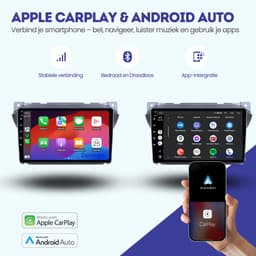 CarPlay autoradio geschikt voor Suzuki Alto | 2008 t/m 2016 | Android 13 | Draadloos Apple CarPlay & Android Auto | 2GB + 32GB | QuadCore processor | Denago DNG-A53 | 2025 model | 2008 2009 2010 2011 2012 2013 2014 2015 2016 | Bluetooth & Wifi — thumbnail 2
