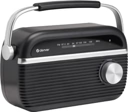 Denver FM Radio Retro - Noodradio / Noodpakket - Werkt op batterij of netstroom - Keukenradio - Draagbare Radio - TRB67B — thumbnail 1