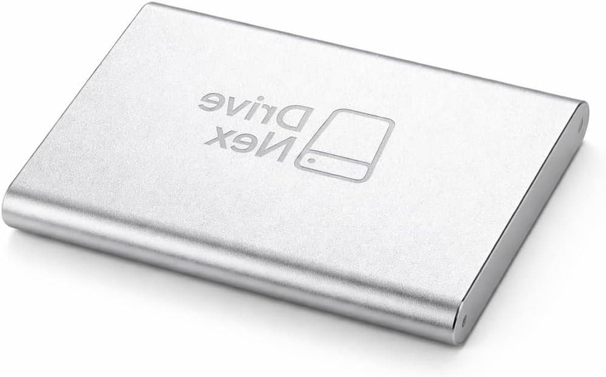Externe Harde Schijf - Draagbare SSD - Data Opslag - Plug & Play - 2 Terabyte - Zilver — afbeelding 1