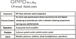 Digitale piano GPPD Home Stage C9 — thumbnail 3