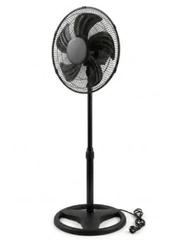 Summer Enjoy Statiefventilator - Staande Ventilator - Ø 40 cm - 3 Snelheden - In Hoogte Verstelbaar & Zwenkbaar - 45W - Zwart — thumbnail 2