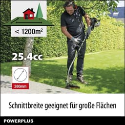 Heggenscharen - Benzine trimmer - Gazonranden snijden - Energiezuinig - 38 cm snijbreedte - Niet gespecificeerd — thumbnail 5
