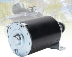 Grasmaaier Startmotor - Starter motor Vervangende motor - Gazon Onderhoud - Stalen Tandwiel 16 Tanden - ca. 169.5x1335 mm - Zwart — thumbnail 4