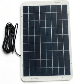 Zonneventilator - Zonnepaneel Ventilator - Buitenkoeling - Dubbele Kogellagers - 15W Paneel - Zwart — thumbnail 3