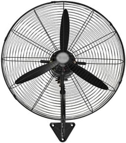Industriële Muurventilator - Wandmodel Ventilator - Ruimte Koelen - 90 Graden Oscillatie - 80 cm - Grijs — thumbnail 1