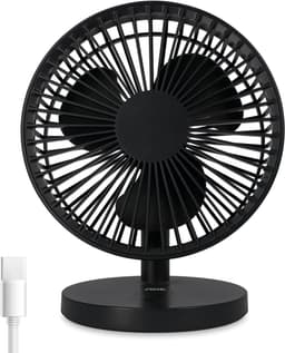 Tafelventilator Stil – Oplaadbaar via USB-C – 3 Snelheden – 2000 mAh – 90° Kantelbaar — thumbnail 1