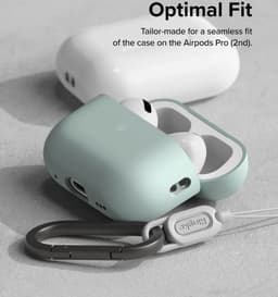 Ringke Case Apple AirPods Pro 1 / 2 Hoesje Siliconen Lichtblauw — thumbnail 2