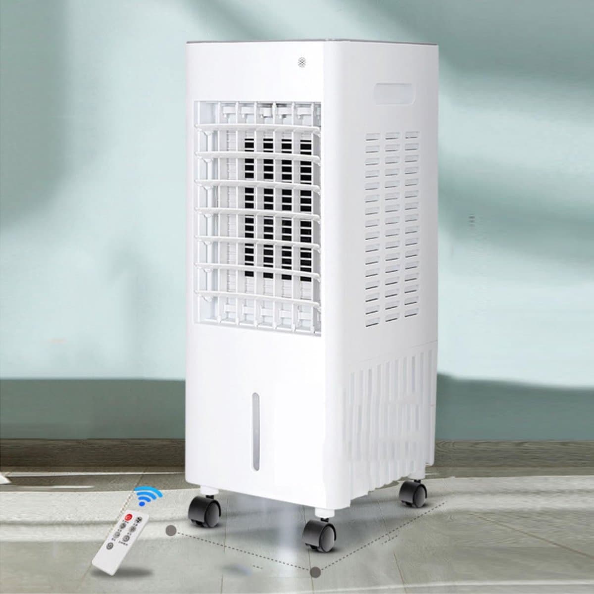 Draagbare Airco - Verkoeler Ventilator - Ruimte Koelen - 120 Graden Oscillatie - 10 Liter Tank - Wit — afbeelding 1