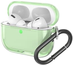 Geschikt voor AirPods Pro 3 TPU Beschermhoes Silicone Case met Volledige Bescherming Groen — thumbnail 2