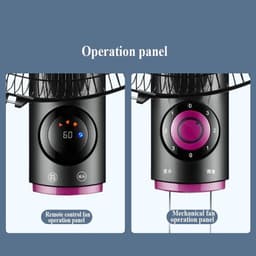 Wandventilator Afstandsbediening - Muurventilator Ventilator - Ruimte Koelen - Stille Werking 3 Snelheden - 14 inch - Mechanisch — thumbnail 2