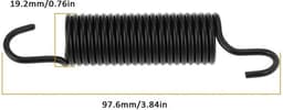 Dailygoods- Idlerspring OEM 732-04323B - Compatibel met MTD/Cub Cadet - Roestvrij Staal - Duurzaam - Schokabsorberend - Effectieve Trillingsverlichting - Veerspanning — thumbnail 5