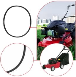 Solidchoice- Aandrijfriem V-riem vervangend onderdeel - Binnenomtrek 750 mm - Buitenomtrek 772 mm - Breedte 10 mm - Compatibel met MTD/Troy-Bilt - Rubber/vezelmaterialen - Grasmaaier Riem — thumbnail 4