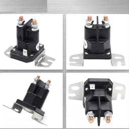 Startrelais Grasmaaier - Motoronderdeel - Motor Starten - 12V Solenoïde - 6x6x8 cm - Zwart — thumbnail 5