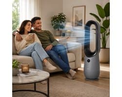Stijlvolle en stille bladloze ventilator voor een aangenaam binnenklimaat — afbeelding 1