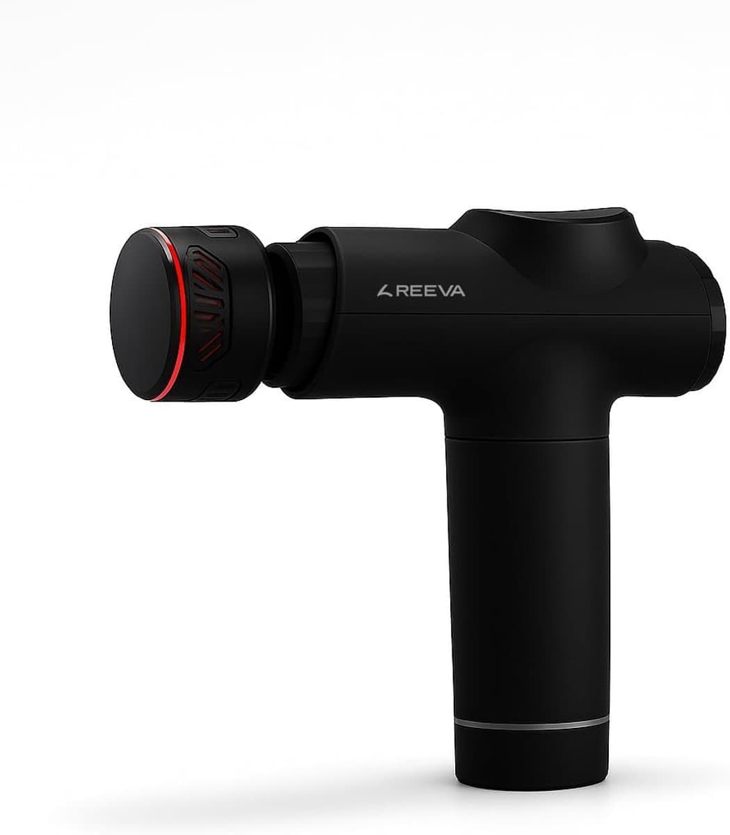 Thijox - Draadloos Massagepistool voor Dieptemassage met Warmte en Koude Therapie, 5 Snelheden, 5 Verwisselbare Massagekoppen, Accu Massageapparaat vo — afbeelding 1