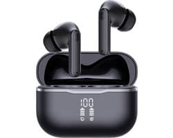 Siltcon® SoundWave Ultra - Oortjes Draadloos - Draadloze Oordopjes - Bluetooth Oordopjes – True Noise Cancelling ANC + ENC - BT 6.0 – Universeel – Tot 50 Uur Batterij - LED Display – 6 Mic - Met APP Voor Instellingen - Geschikt voor iOS en Android