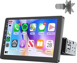 ESSGOO 1Din Autoradio - Apple Carplay & Android Auto - 9 inch HD verstelbaar scherm - USB, Aux, Bluetooth - Verstelbaar Display — thumbnail 1
