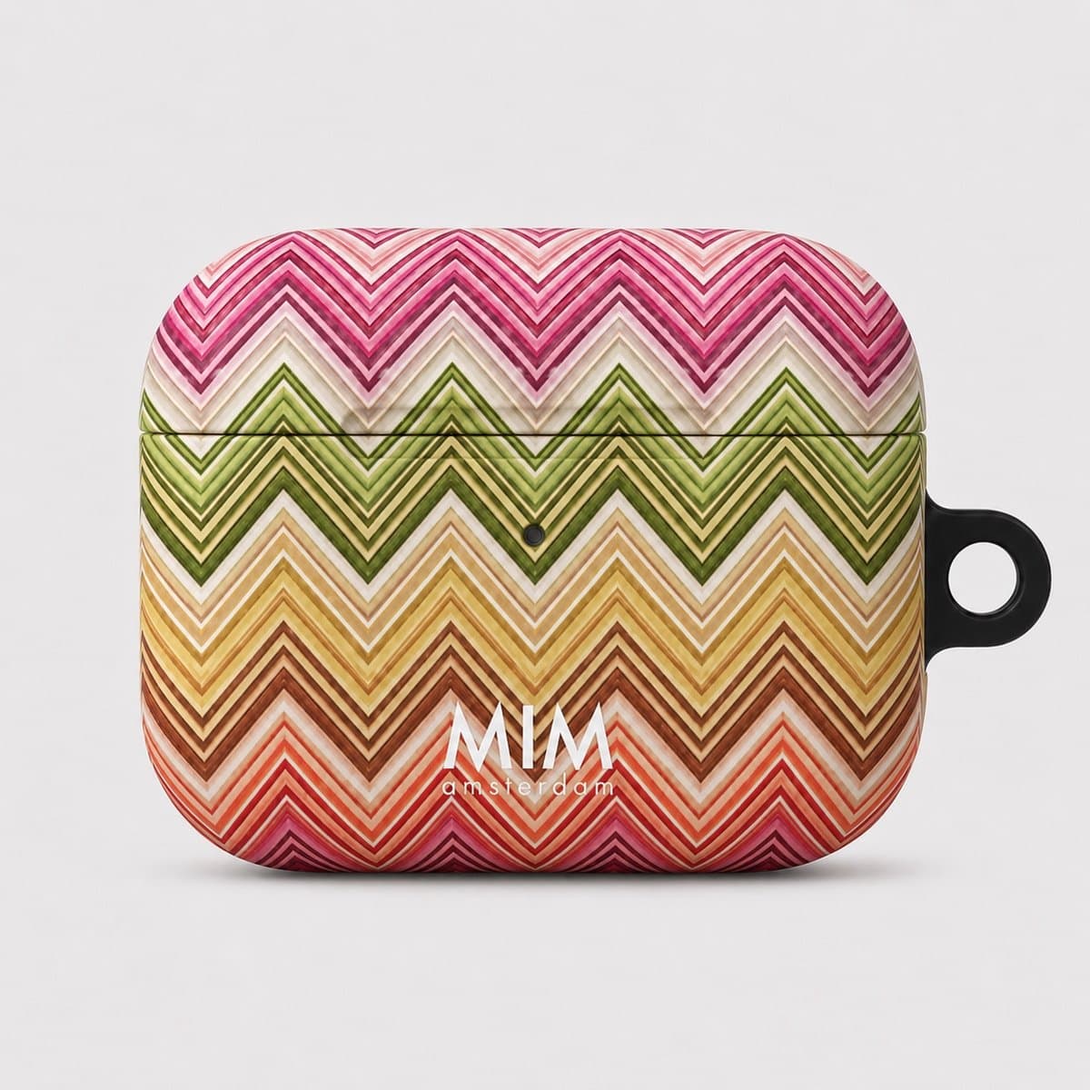 MIM Amsterdam - Happy Hour - Geschikt voor AirPods Pro 3 - AirPod hoesje - AirPod hoesje met print - Shockproof- Cover voor AirPods - Trendy AirPod case — afbeelding 1