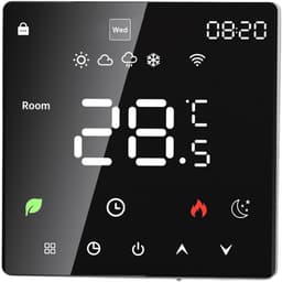 Intelligente Thermostaat - Programmeerbare Verwarming - Comfort Verhogend - Kleuren Touchscreen - AC 90-240V - Wit — thumbnail 3