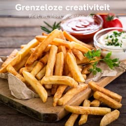 ApexArte®Heteluchtoven - Oven - Airfryer Oven - Zilver met Zwart — thumbnail 3