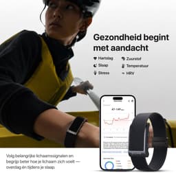 Otiume Vigor Activity Tracker - Smartwatch met GPS, Hartslag- & Slaapmonitoring - Zwart — thumbnail 5