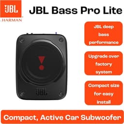 JBL BassPro Lite - Subwoofer Auto - Actieve Underseat Autosubwoofer - 200 W — thumbnail 4