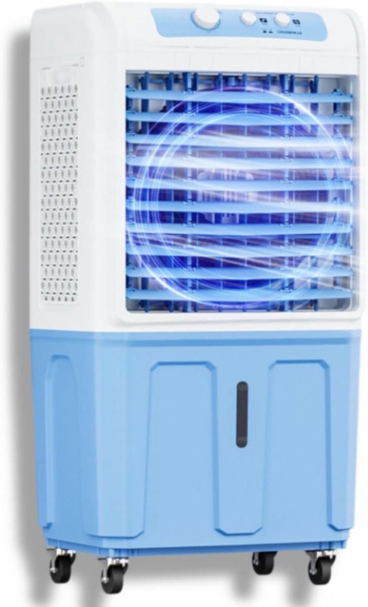Verdampingsluchtkoeler - Mobiele Airco - Ruimte Koelen - Grote Watertank - 80cm Hoog - Mechanisch — afbeelding 1