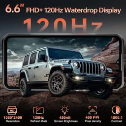 OUKITEL WP55S Smartphone 5G-24 RAM-512 ROM-11000 mAh batterij-6.6 inch HD scherm-64MP camera-NFC-Android15 — thumbnail 5