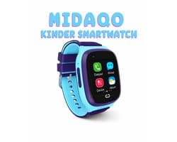 4G GPS Smartwatch - Midaqo Kinder Smartwatch - GPS Horloge - Acurate GPS - Sos Oproep - Bellen En Video Bellen - Spraakberichten - Route Historie - Geo Fence - IP67 Waterproof.