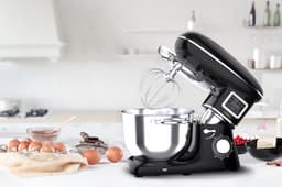HYUNDAI - Succes Cake Keukenmachine - 1400 W - 5,5 Liter - 6 Snelheden - Zwart — thumbnail 5