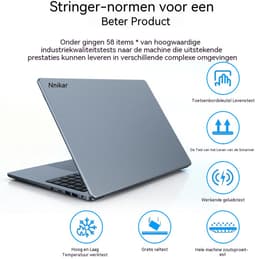 Ninkear 16 inch laptop Intel Core Ultra 5 125H - 24GB LPDDR5 - 1TB SSD - 2560x1600 120Hz mat scherm - Intel Arc graphics - WiFi 6 - Windows 11 — thumbnail 5