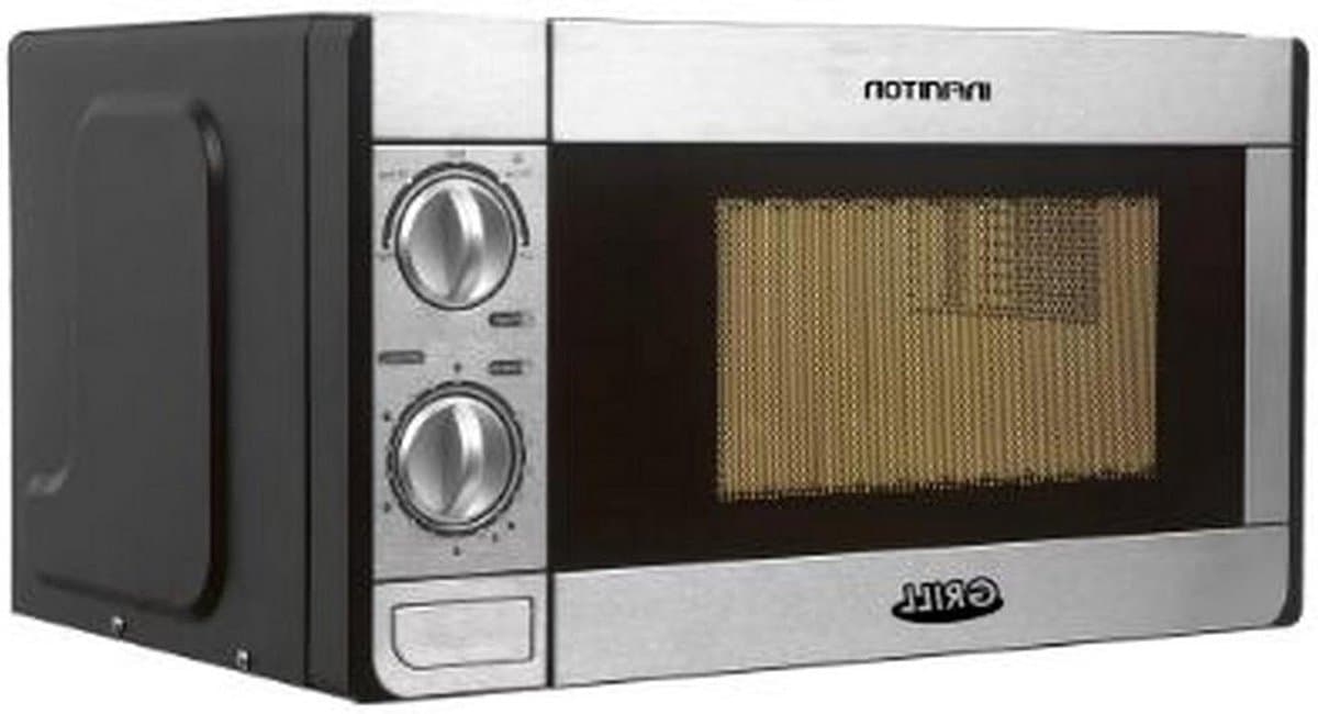Magnetron met Grill - Oven Combimagnetron - Snel Eten Opwarmen - Roestvrijstalen Buitencoating - 20 Liter - Inox — afbeelding 1