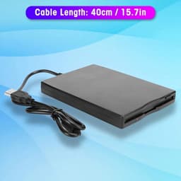 Draagbare USB Floppy Drive 3,5 Inch Kaartlezer Ultradun Zonder Externe Voeding voor Desktop en Laptop Computers — thumbnail 5