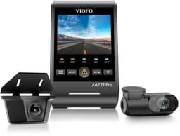 VIOFO A229 Pro-W 3CH - Premium 4K Dashcam - 3 Camera Systeem met Voor-, Achter- en Binnenopname - Sony STARVIS 2 - GPS - WiFi - Parkeerstand - Auto Camera voor Maximale Beveiliging — thumbnail 1