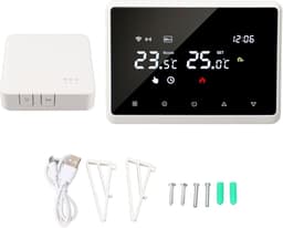 Slimme Thermostaat - Programmeerbare Thermostaat - Energie Besparen - 0.5°C Nauwkeurigheid - 100m Bereik - Wit — thumbnail 3
