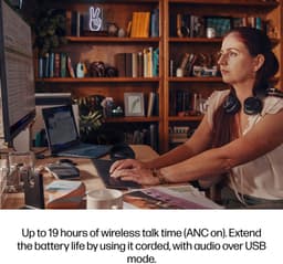 Poly Voyager Focus 2 MS Draadloze Office Headset + Oplaadstation — thumbnail 2