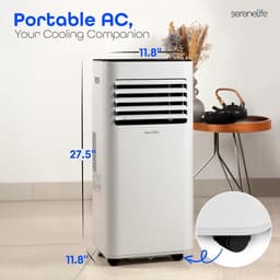 Mobiele airco 8000 BTU draagbare airconditioner met ontvochtiger ventilator afstandsbediening — thumbnail 3